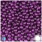 BeadTin Dark Amethyst Transparent 6mm Round Plastic Craft Beads (500pcs)